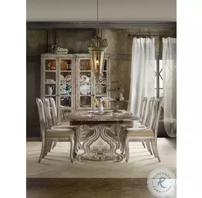 Chatelet Paris Vintage Refectory Trestle Rectangular Extendable Dining Room Set