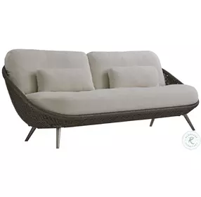 Santa Monica Pebble And Cream Outdoor Sofa
