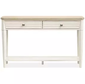 Whisperbay Sea Pearl and Driftwood Rectangular Sofa Table
