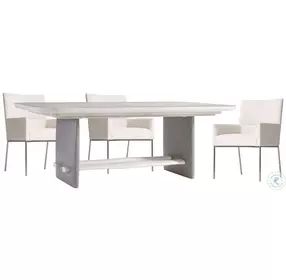 Sereno Lutra And Sasso Extendable Rectangular Dining Room Set