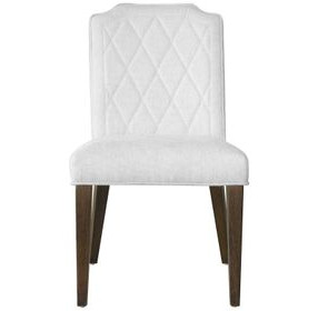 Oakridge Medley White Upholstered Dining Chair