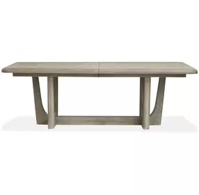 Braelyn Dorian Gray 114" Extendable Rectangular Dining Table