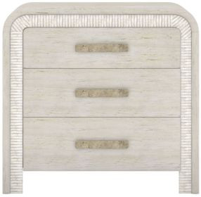 Ashlar Beige 3 Drawer Nightstand with USB Charging