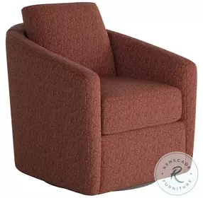 Daisey Berber Henna Swivel Glider