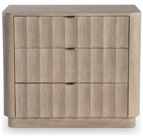 Loggia Aria 3 Drawer 33" Nightstand with USB Charging