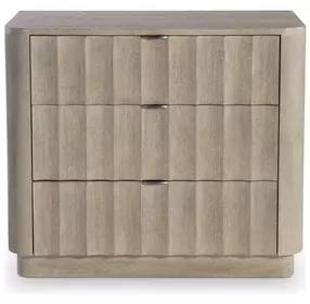 Loggia Aria 3 Drawer 33" Nightstand with USB Charging