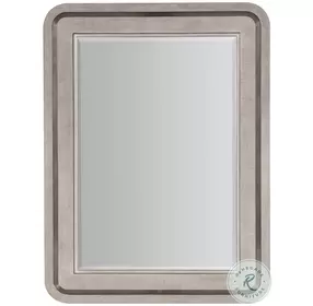 Modern Mood Light Brown Raffia Landscape Mirror