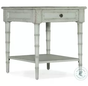 Charleston Haint Blue Drawer End Table
