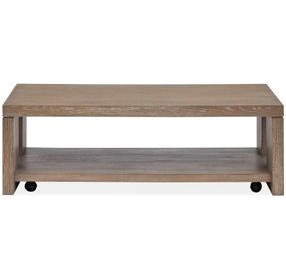 Conway Spiced Brown Rectangular Cocktail Table