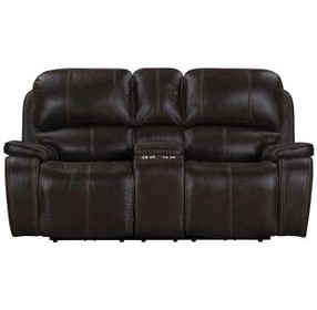 Brookings Charcoal 79" Loveseat with Dual Recliner
