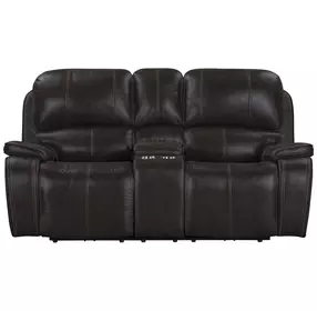 Brookings Charcoal 79" Loveseat with Dual Recliner