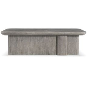 Monolith Brown Rectangular Cocktail Table with Casters