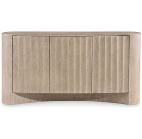 Loggia Aria and White 3 Door Travertine Top Buffet