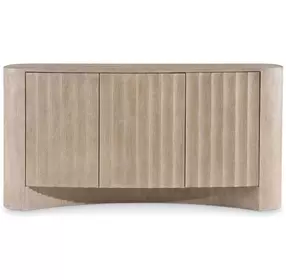 Loggia Aria and White 3 Door Travertine Top Buffet