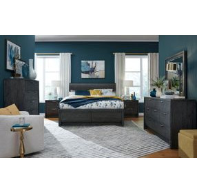 Brighton Vale Black Heron Panel Bedroom Set