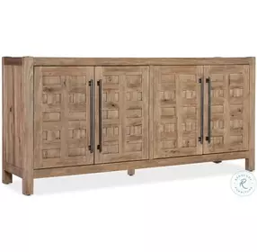 Vineyard Row Sonoma And Honed Gray Travertine Buffet