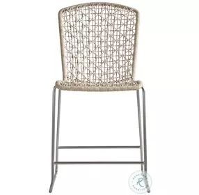 Carmel Brown Outdoor Counter Height Stool