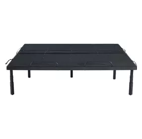 Petros Black King Upholstered Air Adjustable Base with Head Incline