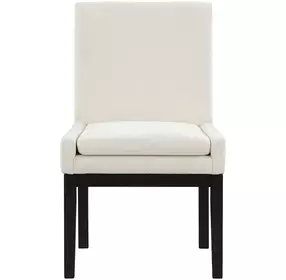 Aubrey Black Upholstered Parsons Chair Set of 2