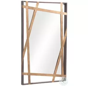 Tolix Antique Gold And Black Mirror