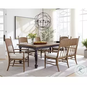 Americana Honey And Molasses Rectangular Extendable Dining Room Set