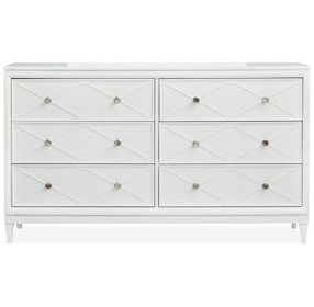 Springhouse Whisper White 6 Drawer Dresser