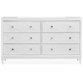 Springhouse Whisper White 6 Drawer Dresser