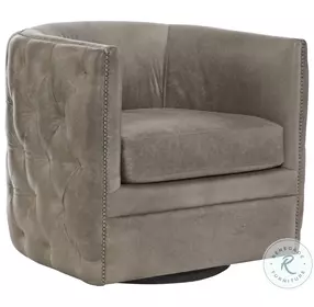 Palazzo Grey Swivel Chair