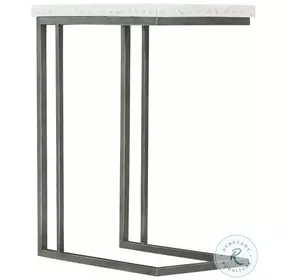 Sausalito Flint Grey And Terrazzo Outdoor Side Table