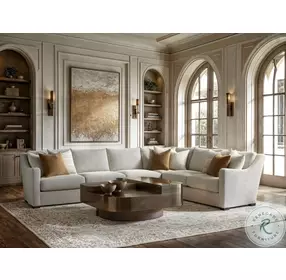 Ventura Beige 4 Piece Fabric Sectional