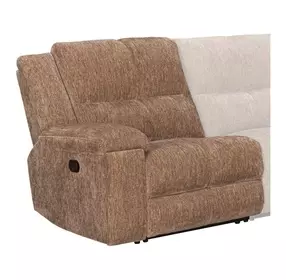 Bronco Plush Tobacco LAF Recliner