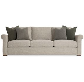Keirnan Beige 96" Sofa with Pillow