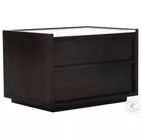 Ashcroft Dark Gray Nightstand