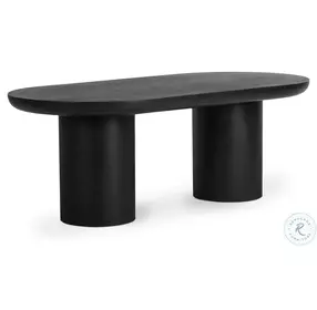 Rocca Black 83" Dining Table