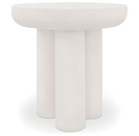 Rocca Cream Round Accent Table