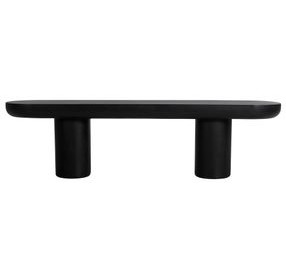 Rocca Black Outdoor Dining Bench