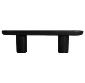 Rocca Black Outdoor Dining Bench