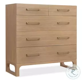 Banyon Bay Light Wood 5 Drawer Dresser