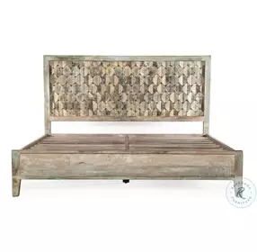 Cordoba Vintage Teal Queen Platform Bed