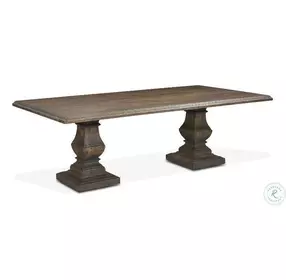 Toulon Weathered Brown 84" Dining Table