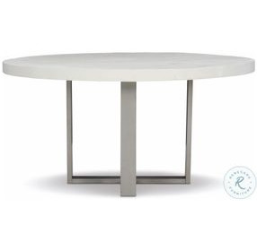 Merrion Bone and Gray Mist 54" Round Dining Table