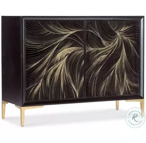 Fusion Black And Gold Willow Hall Chest
