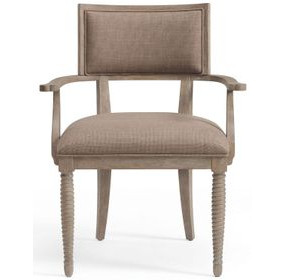 Reforma Brown Upholstered Arm Chair