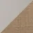 Light Gray Fabric & Brown Wicker