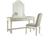Cassimore North Shore Pearl Silver Upholstered Poster ...
