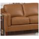 Isla Cognac Leather 60" Loveseat