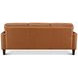 Ada Cognac Leather 80" Sofa