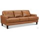 Ada Cognac Leather 80" Sofa