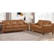 Isla Cognac Leather 60" Loveseat