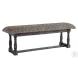 Denison Beige Woven Bench